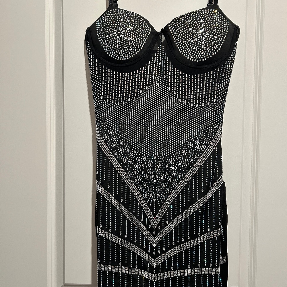 Women beaded party dress